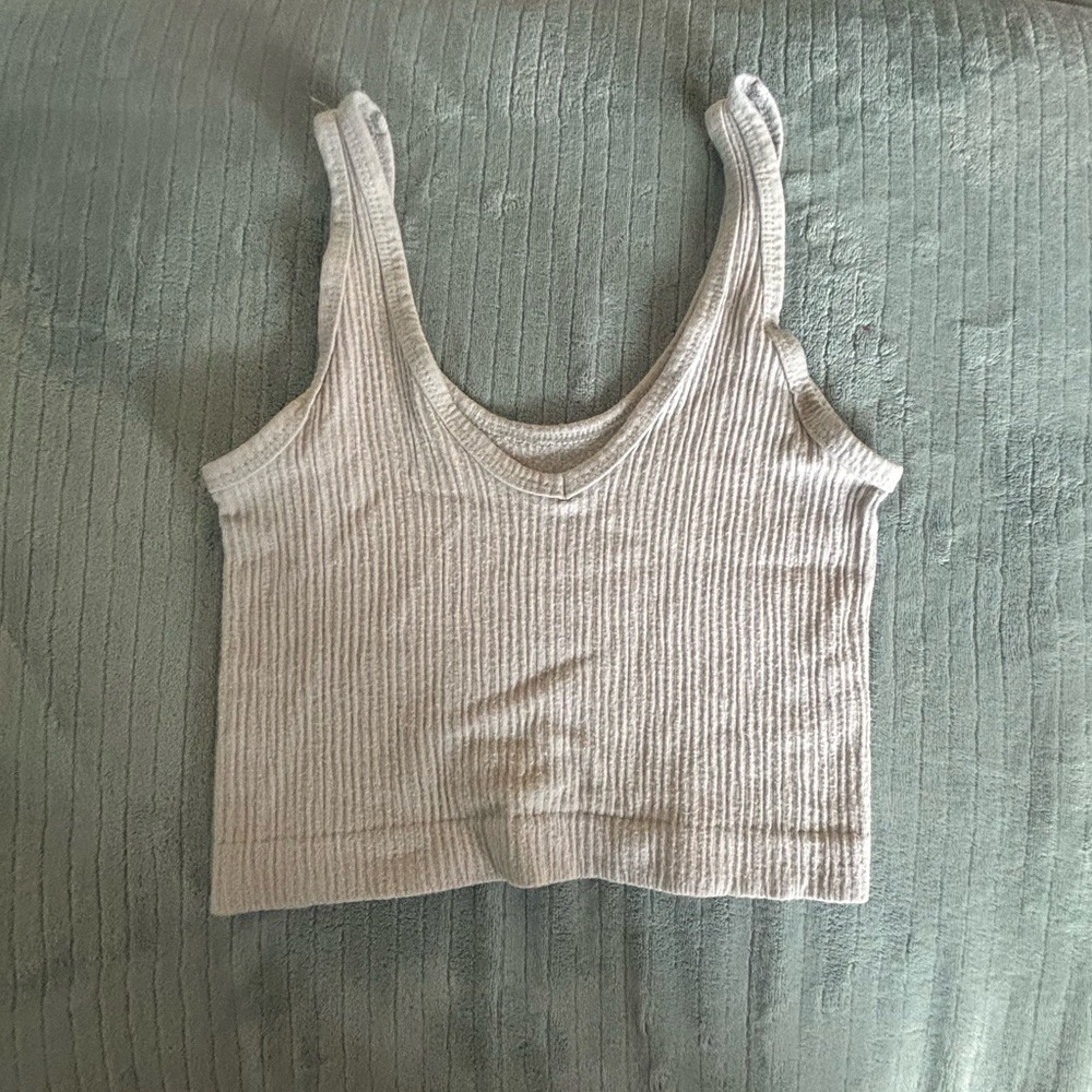 Out From Under Plunge Ribbed Seamless Cami